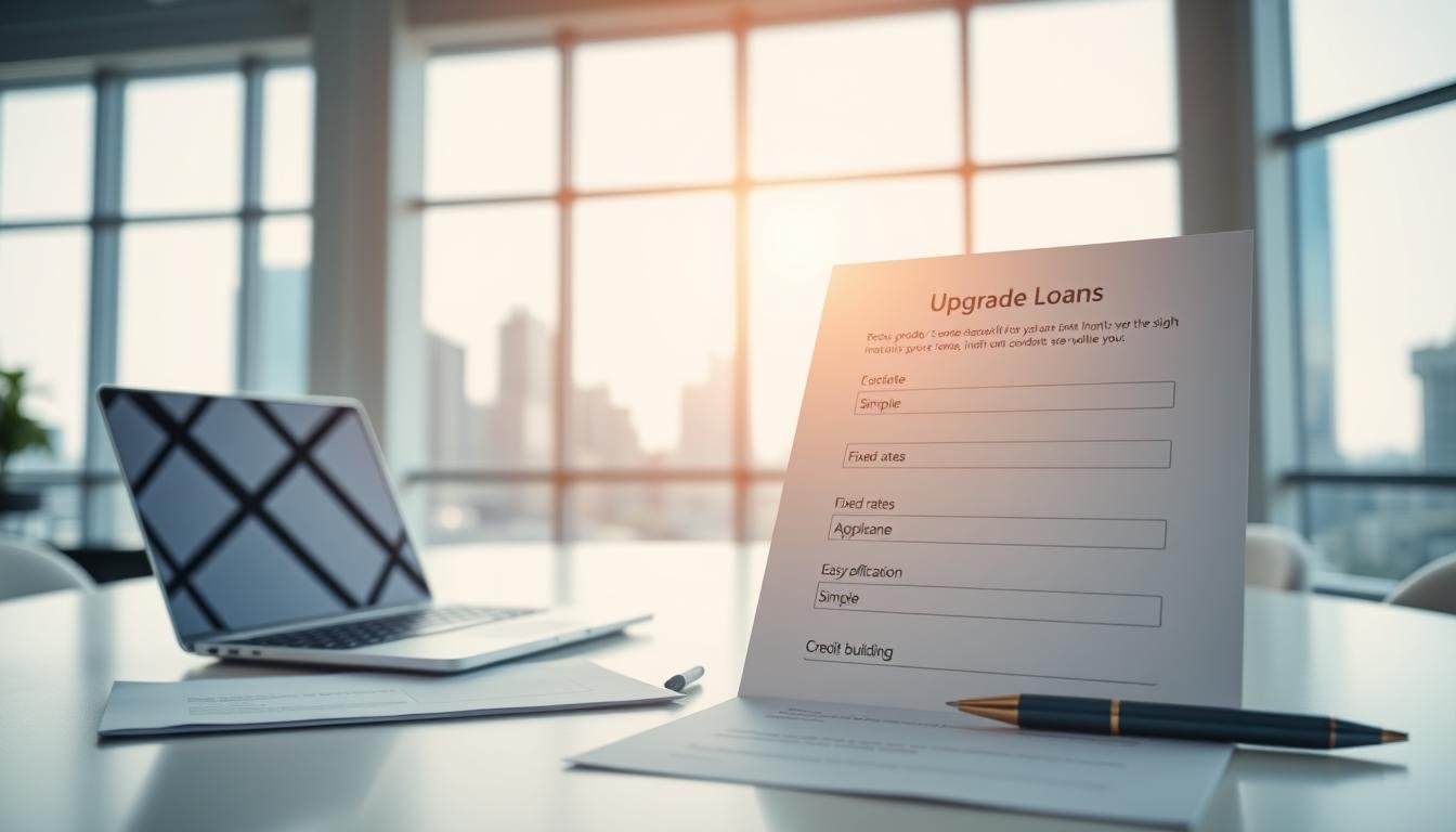 Upgrade loans fixed rates easy application credit building